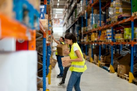 warehouse workers, hourly employees