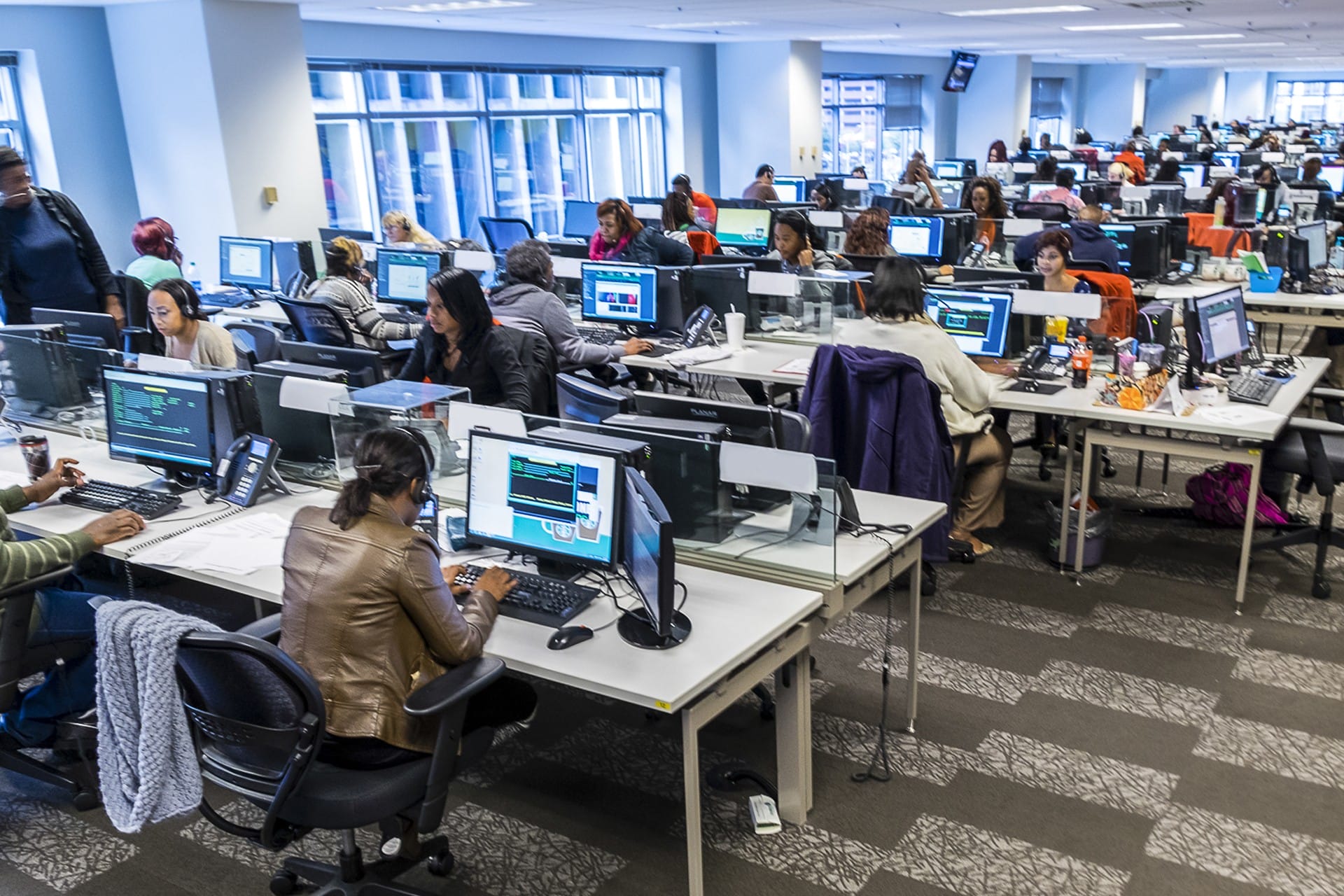 call center, work from home, safety