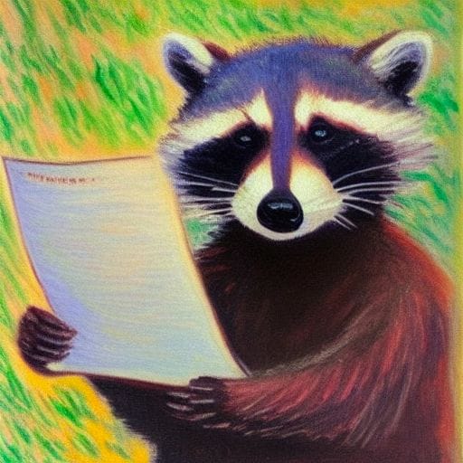 raccoon getting feedback